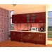 Bucatarie Zebra 2.6 metri MDF rosu tulip
